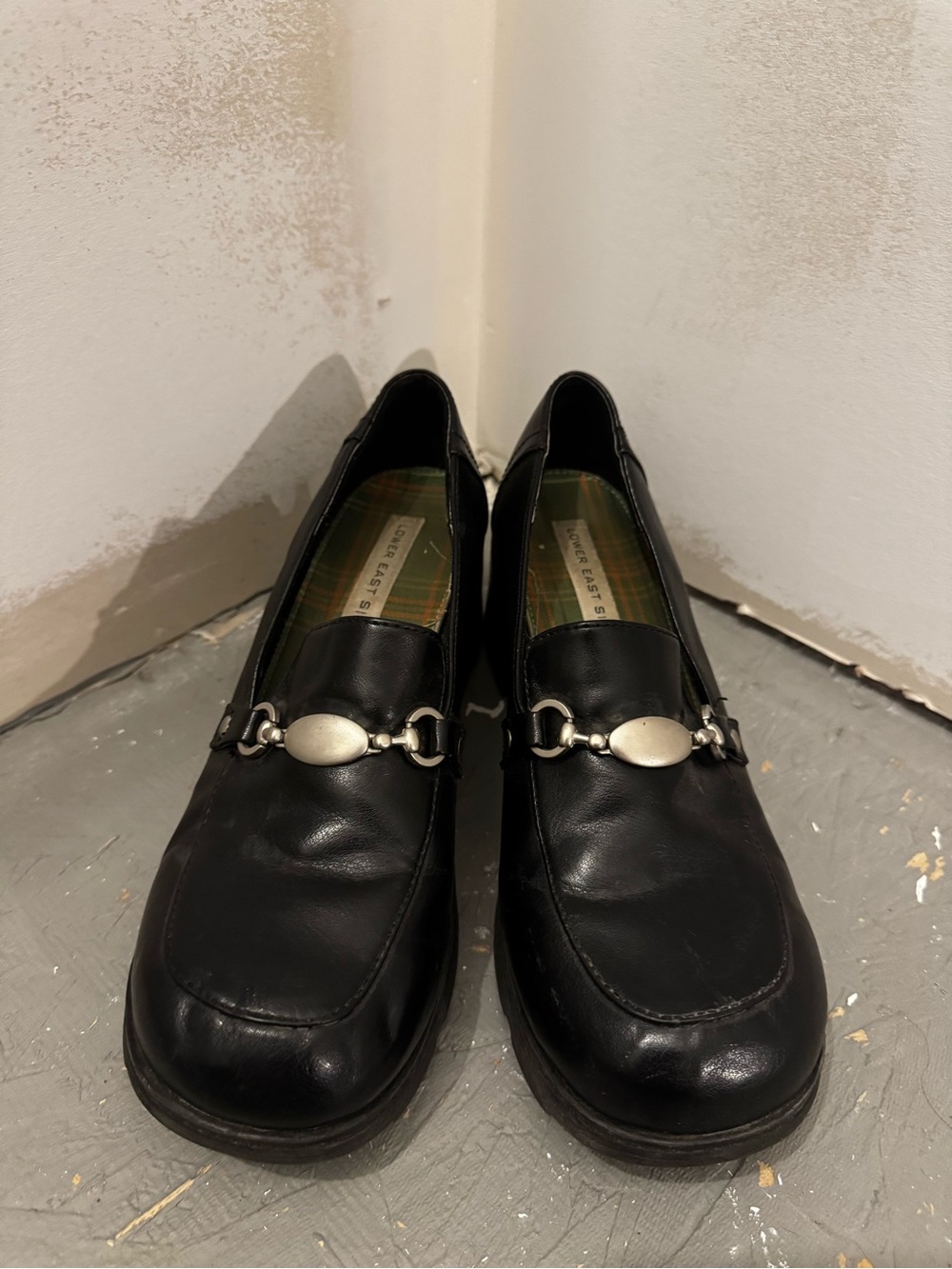 Lower East Side Black Leather Loafers